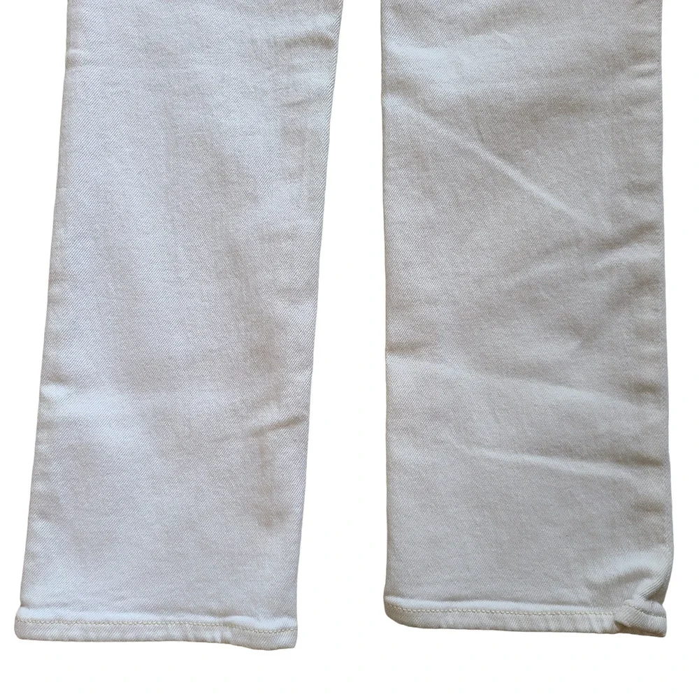 GRAYSON The Hero High‎ Rise Straight Leg Button Fly Jeans Natural Women's 25